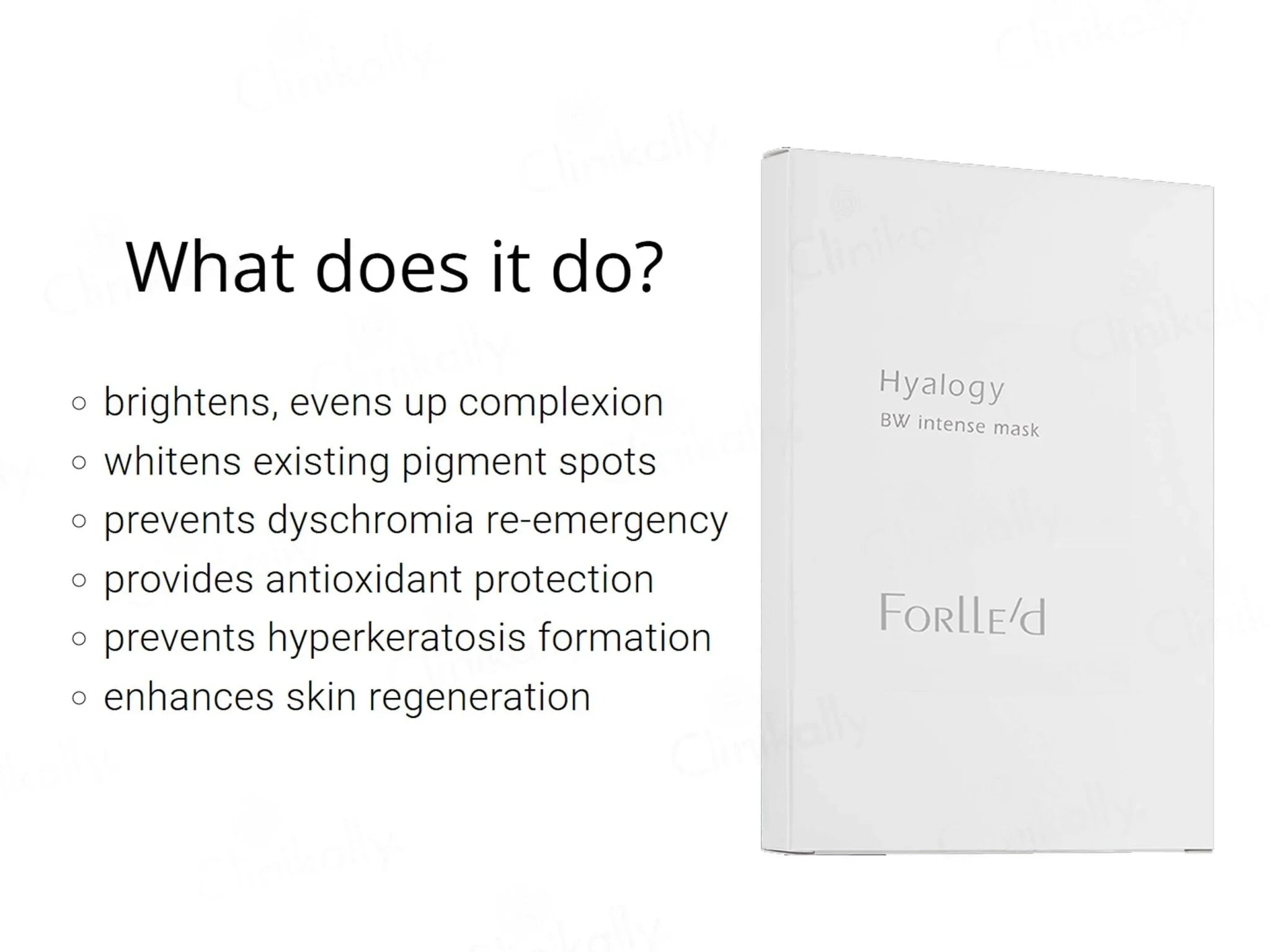 Forlle'd Hyalogy BW Intense Mask - Atomic Pharmacy
