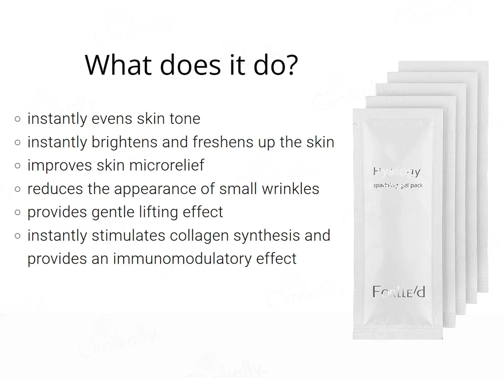 Forlle'd Hyalogy Sparkling Gel Pack - Atomic Pharmacy