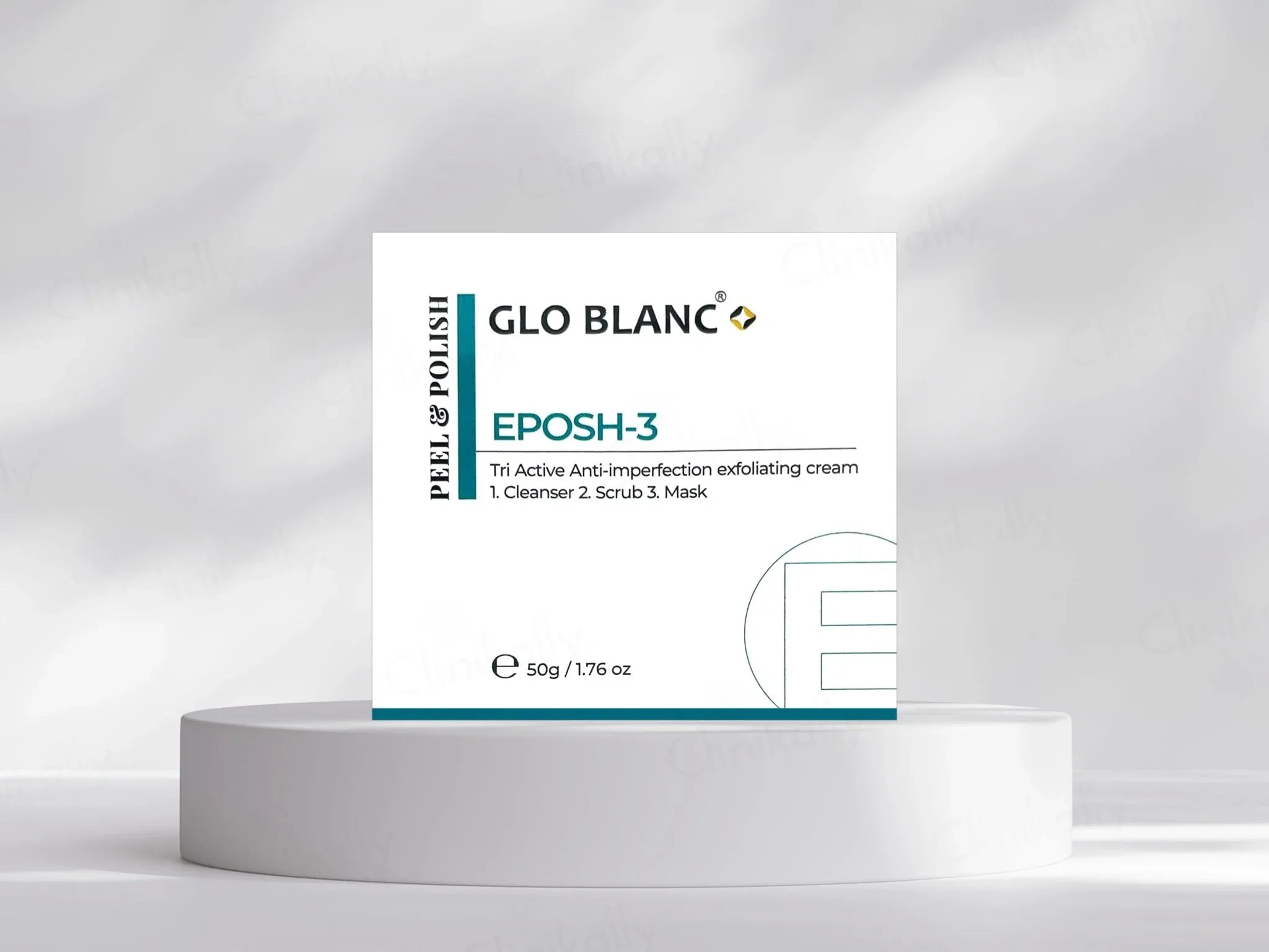 Glo Blanc Eposh-3 Tri Active Exfoliating Cream Cleanser - Atomic Pharmacy
