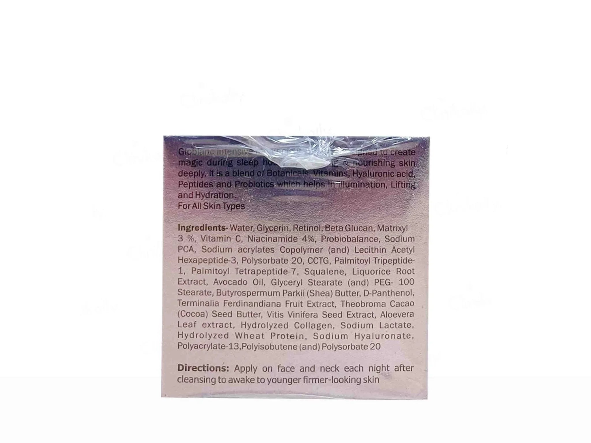 Glo Blanc Intensive Repair Night Cream - Atomic Pharmacy