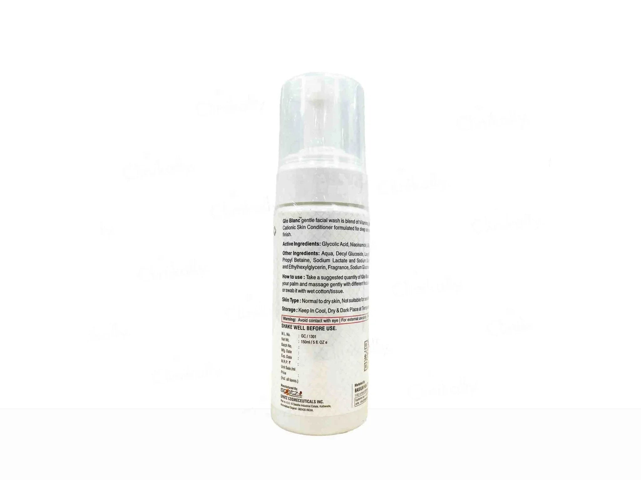 Glo Blanc Lightening Cleansing Mousse - Atomic Pharmacy