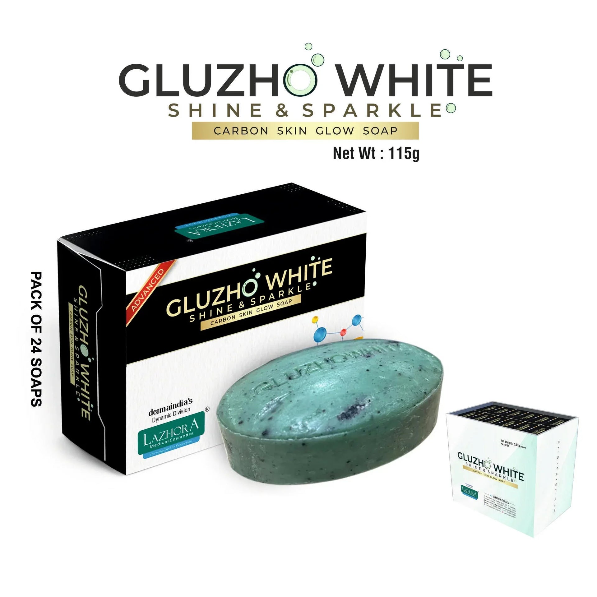 Gluzo White Soap – Brightening & Skin-Toning Cleanser