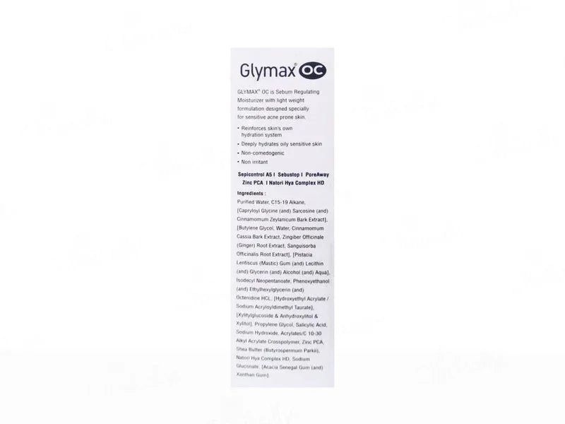 Glymax OC Sebum Regulating Moisturizer - Atomic Pharmacy - Skin Cream