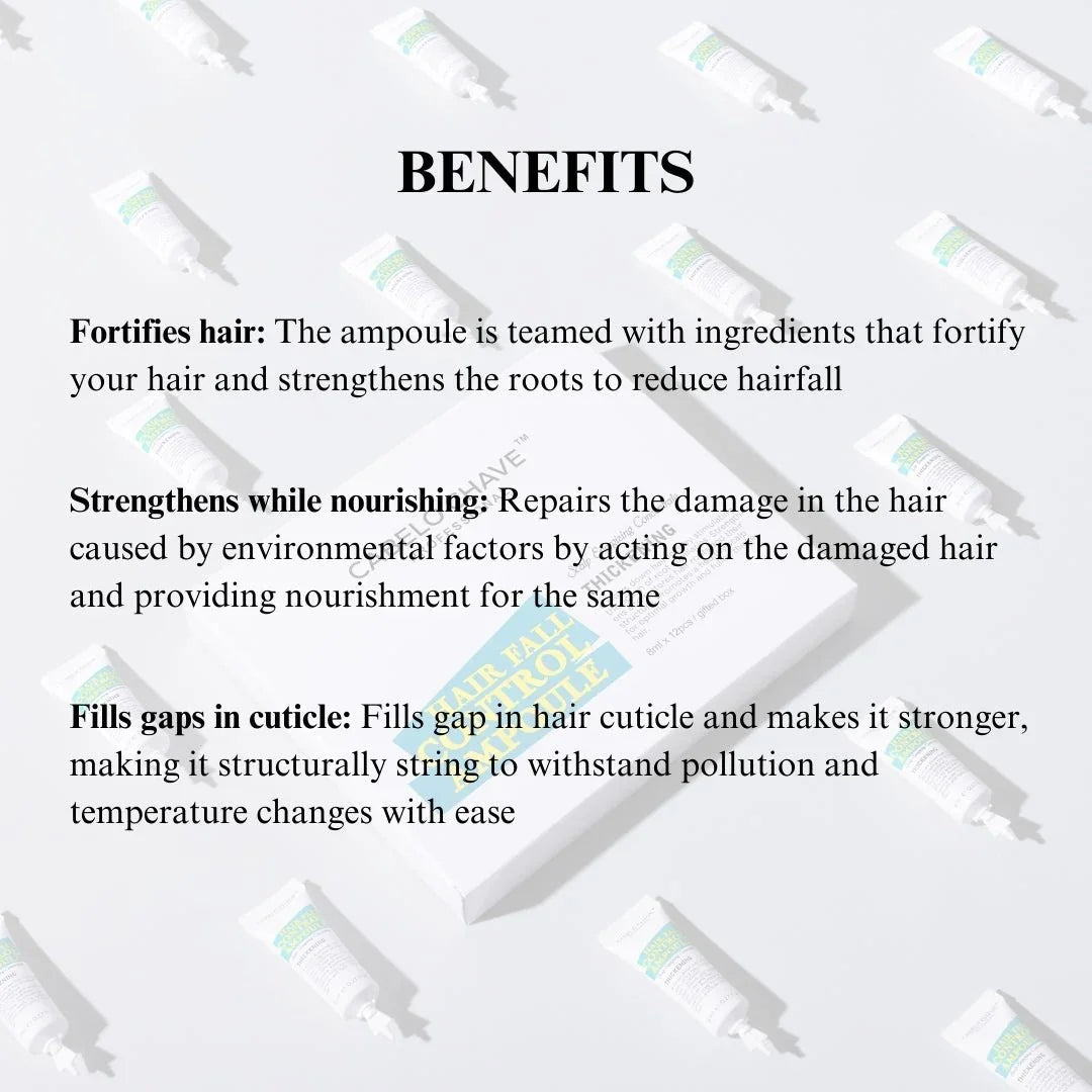 Hair Fall Control Ampoule - Atomic Pharmacy - Hair Care Combo