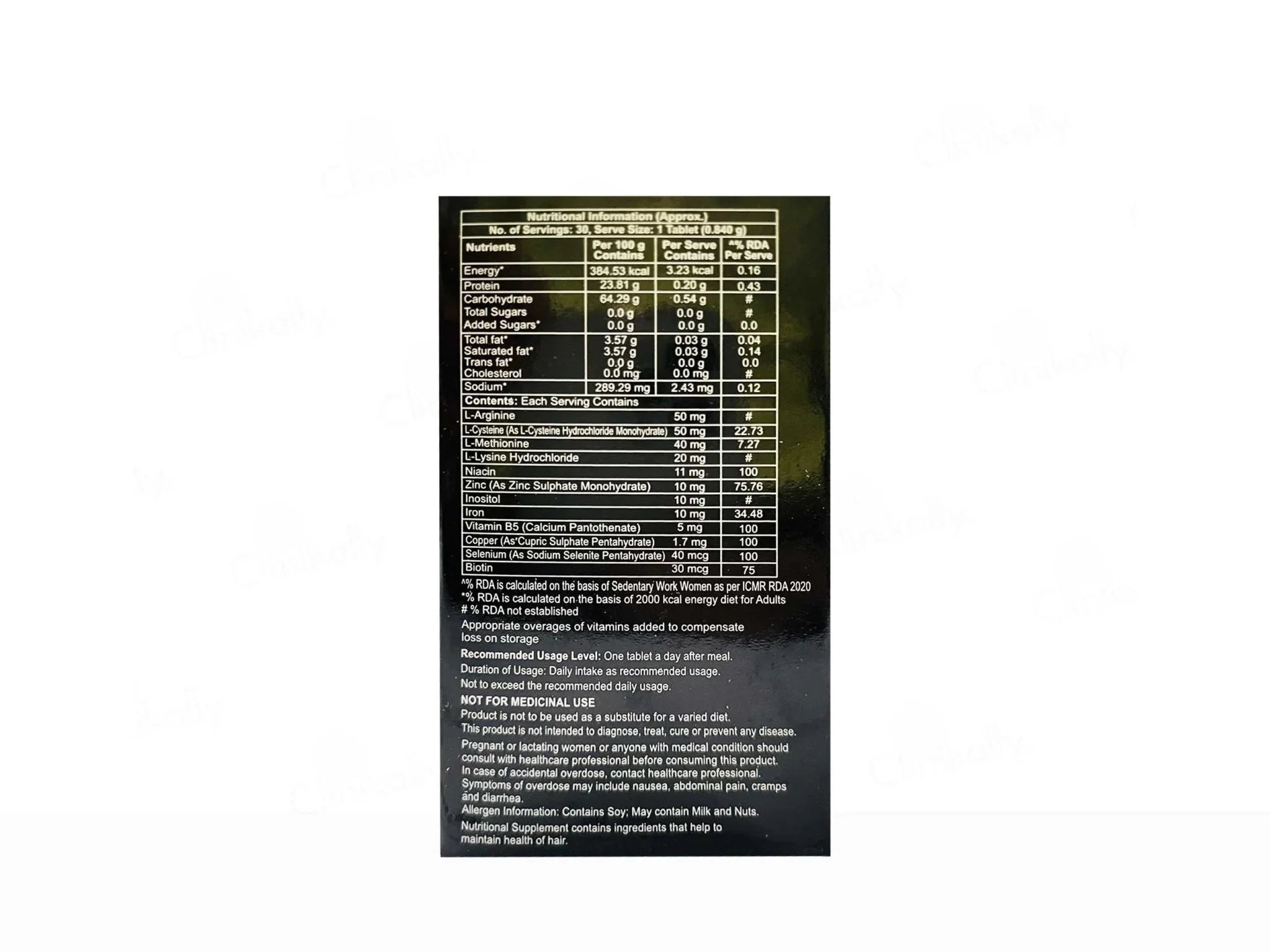 Hairbless Tablet - Atomic Pharmacy