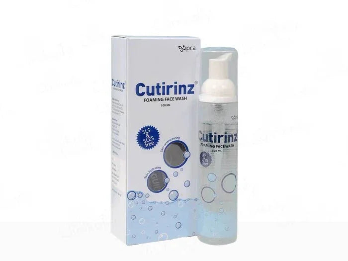 IPCA Cutirinz Foaming Face Wash (100 ml) - Atomic Pharmacy