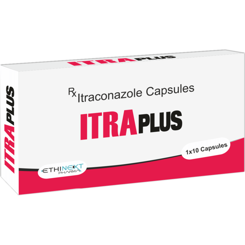 Itraplus 200mg Capsules (10 Caps x 1 Strip) - Atomic Pharmacy - NEW