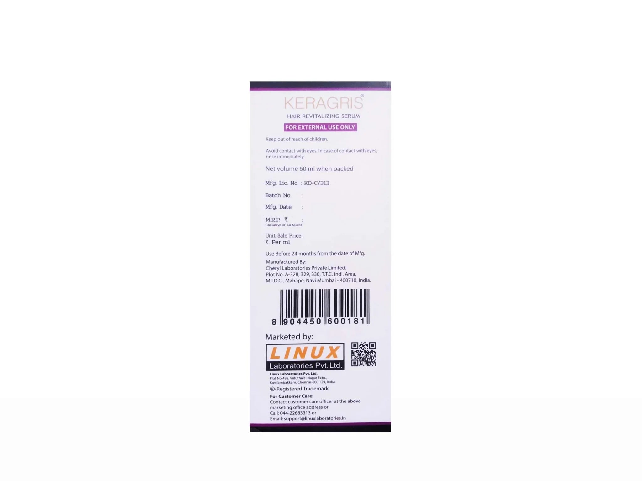 Keragris Hair Revitalizing Serum - Atomic Pharmacy
