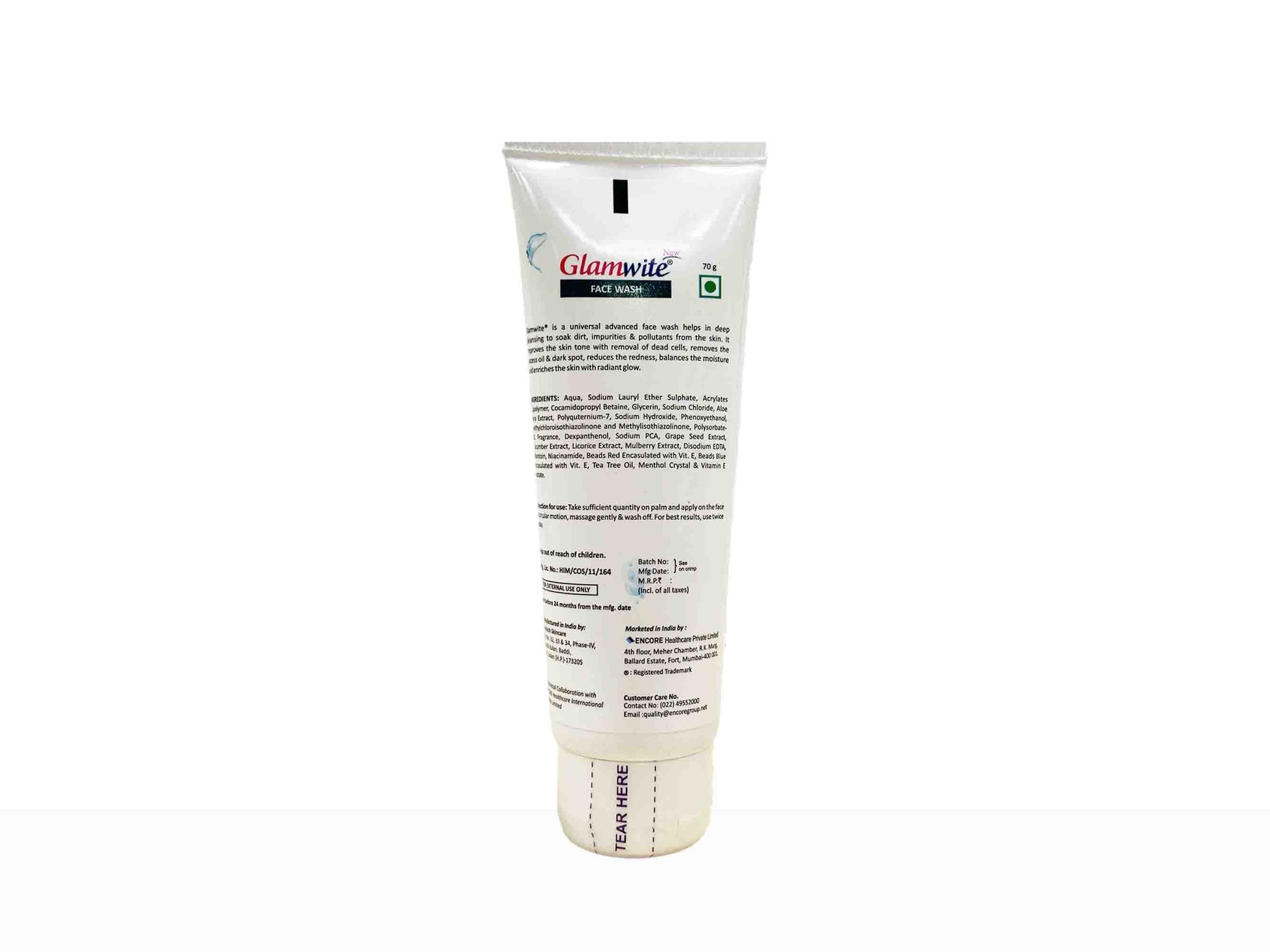 Glamwite Face Wash Atomic Pharmacy