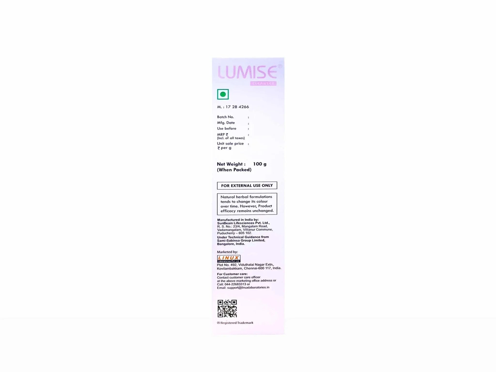 Lumise Cleanser - Atomic Pharmacy