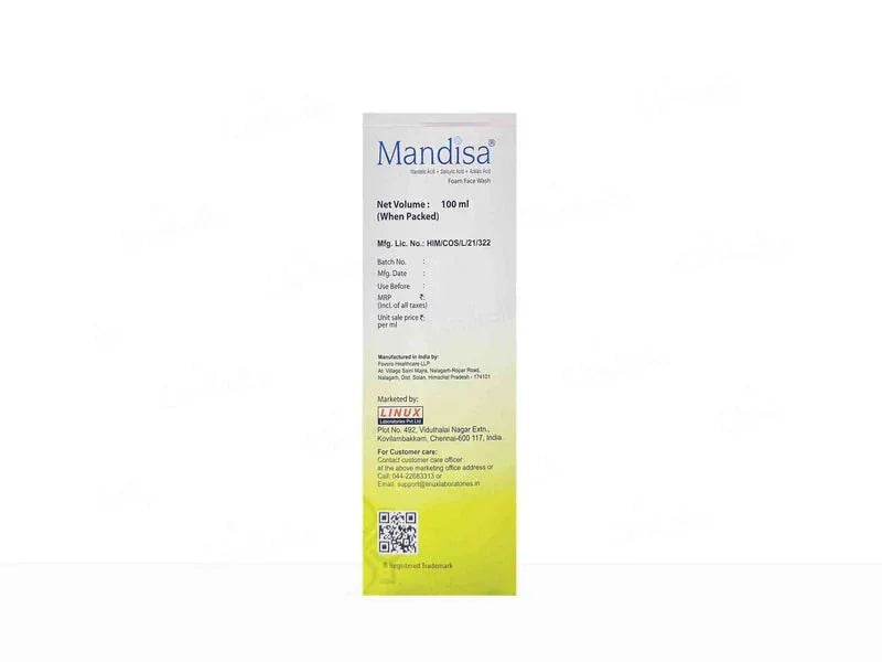 Mandisa Foam Face Wash - Atomic Pharmacy