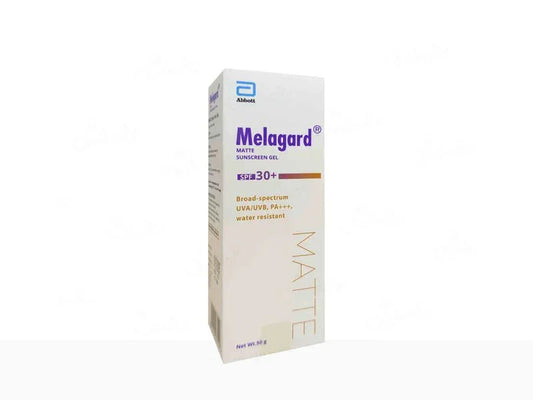 Melagard Matte Sunscreen Gel SPF 30+ PA+++ - Atomic Pharmacy - Scalp Solution