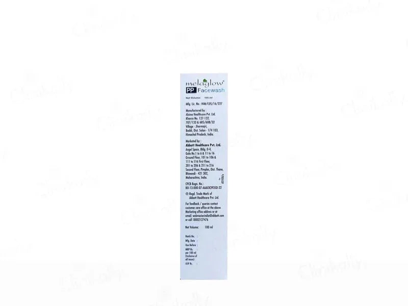 Melaglow PP Face Wash - Atomic Pharmacy
