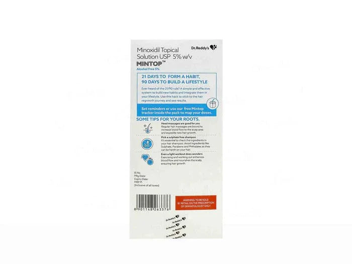 Mintop 5% Hair Regrowth Solution - Atomic Pharmacy