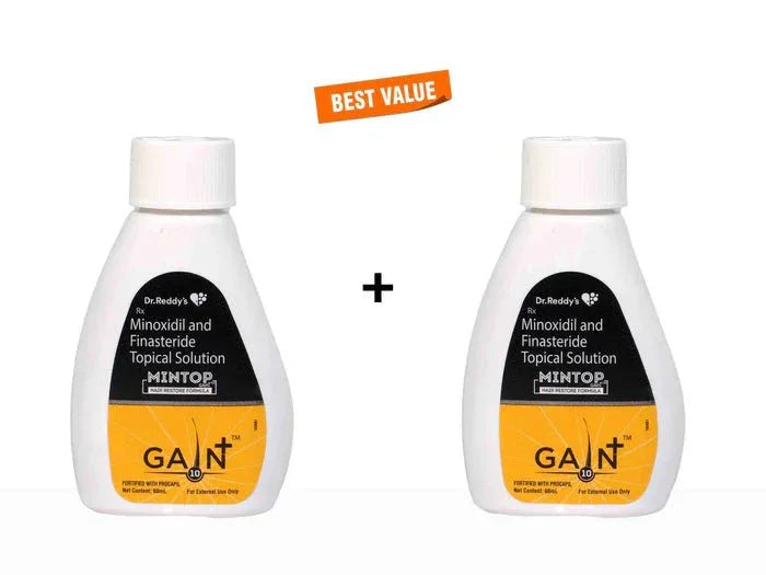 Mintop Gain+ 10 Hair Restore Formula Kit - Atomic Pharmacy - 