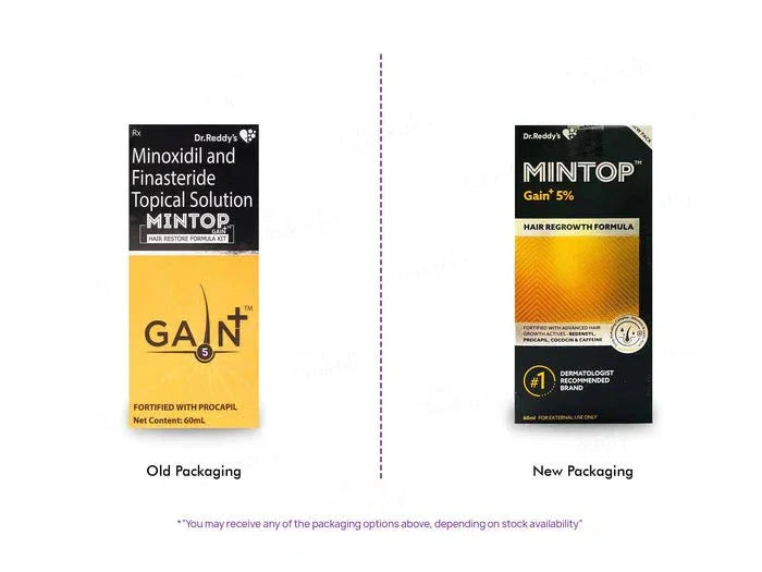 Mintop Gain+ 5 Hair Regrowth Formula - Atomic Pharmacy