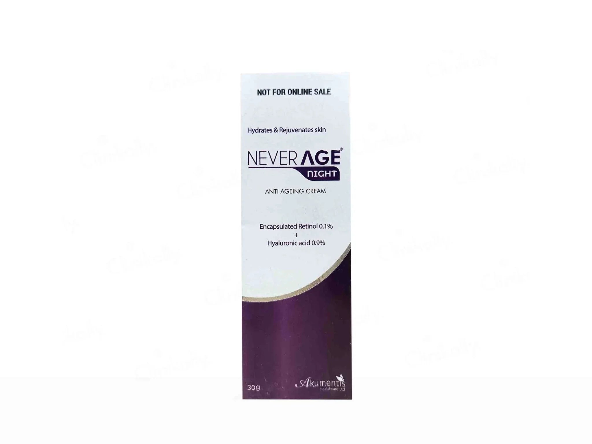 Neverage Night Anti Ageing Cream - Atomic Pharmacy