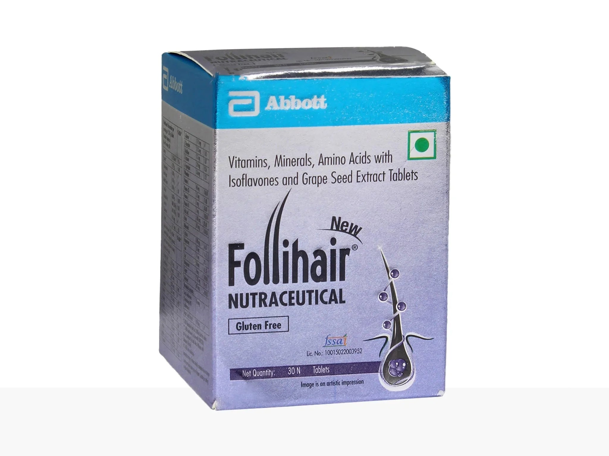 New Follihair Tablet (Bottle) - Atomic Pharmacy - Hair Supplement