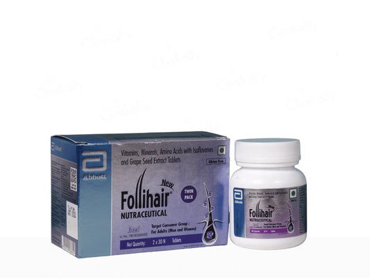 New Follihair Tablet - Bottle Twin Pack - Atomic Pharmacy - Hair Supplement