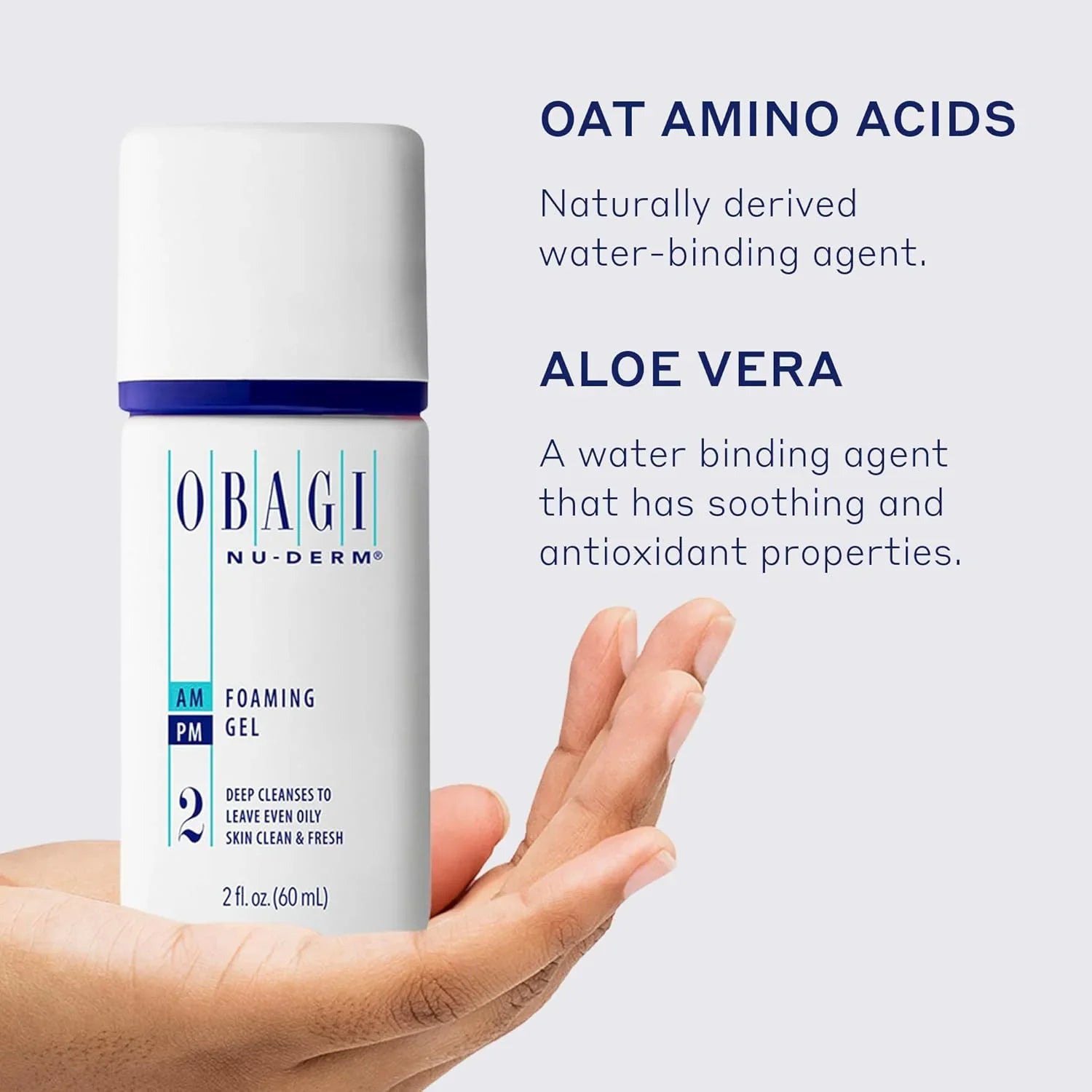 Obagi Medical Nu Derm Foaming Gel Deep Cleanses - Atomic Pharmacy