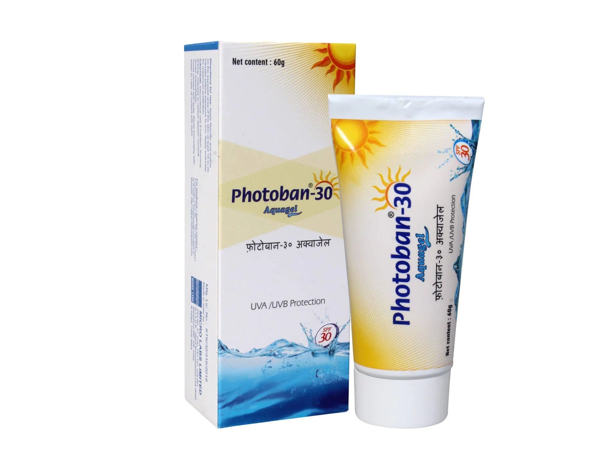 Photoban-30 Aquagel Sunscreen SPF 30+ - Atomic Pharmacy