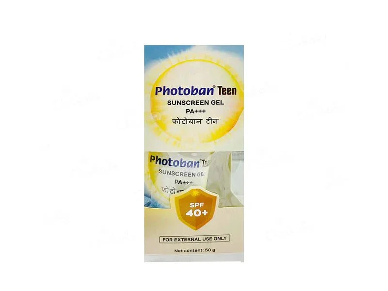 Photoban Teen Sunscreen Gel SPF 40+ PA+++ - Atomic Pharmacy