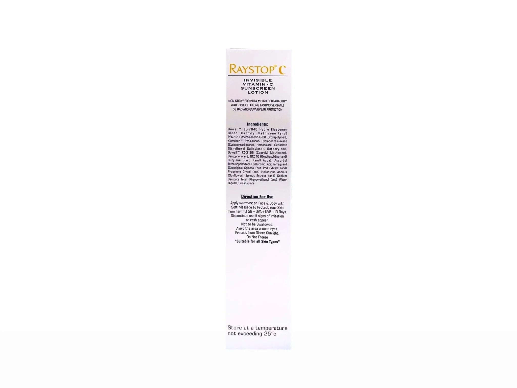 Raystop C Invisible Vitamin - C Sunscreen SPF 50 PA+++ - Atomic Pharmacy - Sunscreen