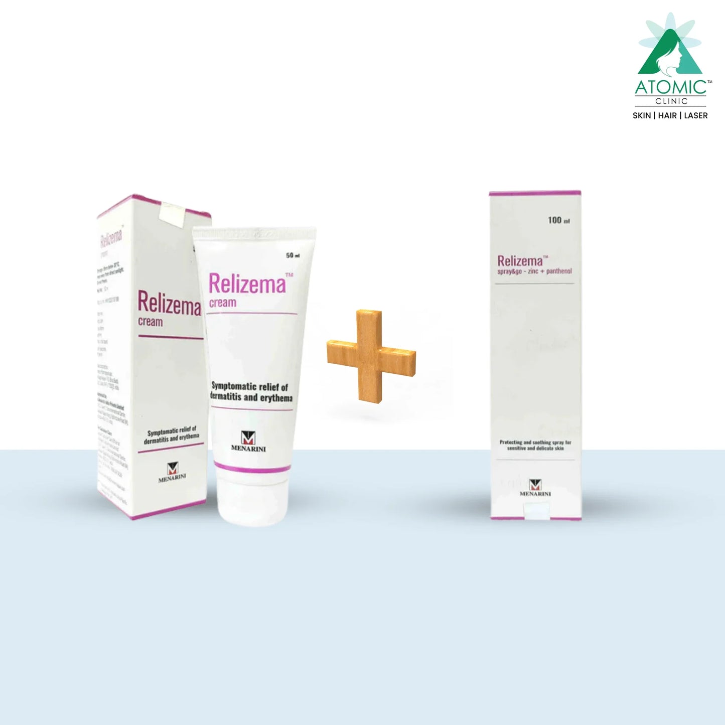 Relizema Cream + Relizema Spray & Go (PACK OF 2) - Atomic Pharmacy - 