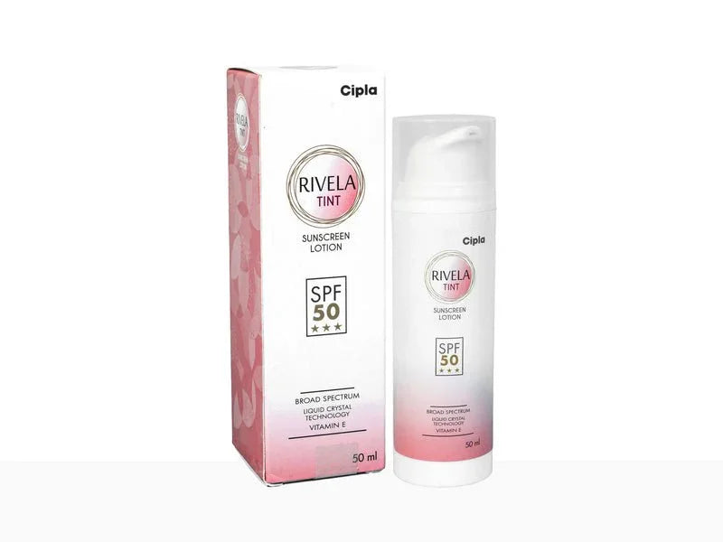 Rivela Tint Sunscreen Lotion SPF 50 - Atomic Pharmacy