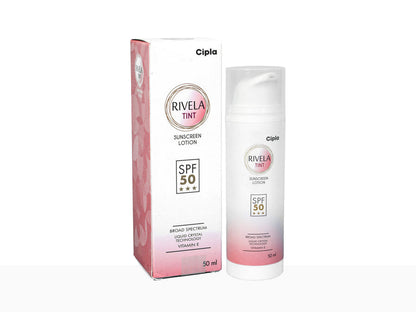 Rivela Tint Sunscreen Lotion SPF 50