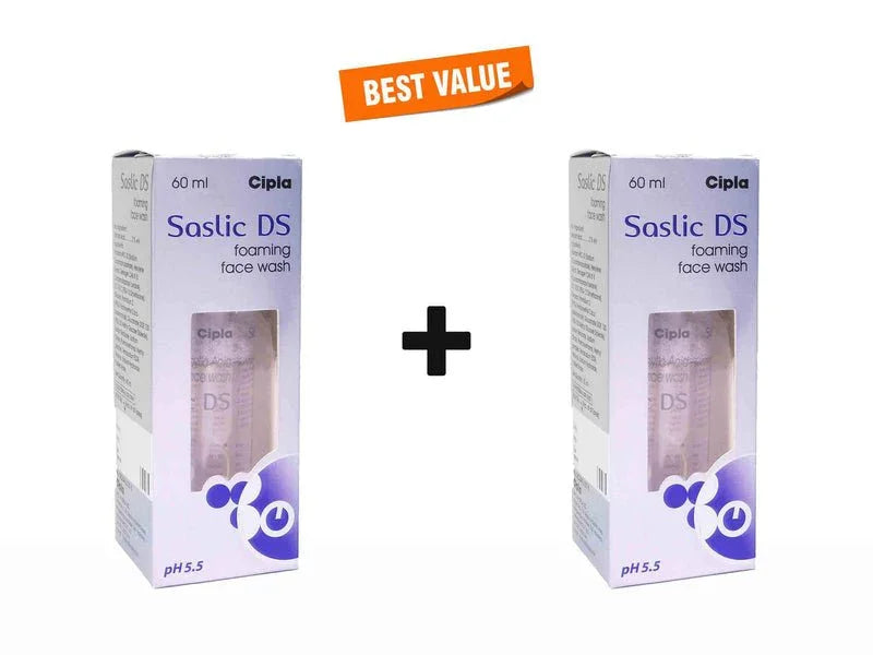 Saslic DS Foaming Face Wash - Atomic Pharmacy