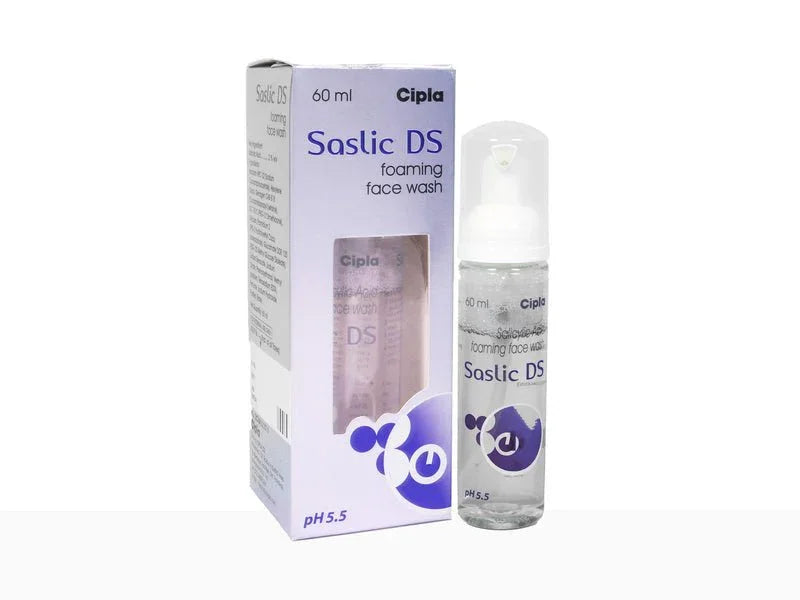 Saslic DS Foaming Face Wash - Atomic Pharmacy