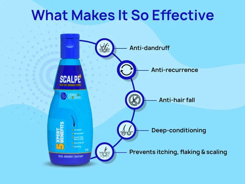 Scalpe Plus Expert Anti Dandruff Shampoo - Atomic Pharmacy