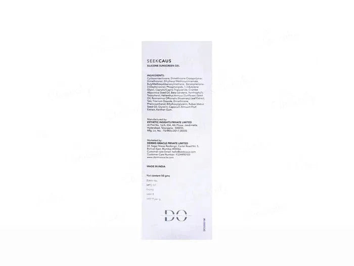 Seekcaus Silicone Sunscreen Gel SPF 50 PA++++ - Atomic Pharmacy