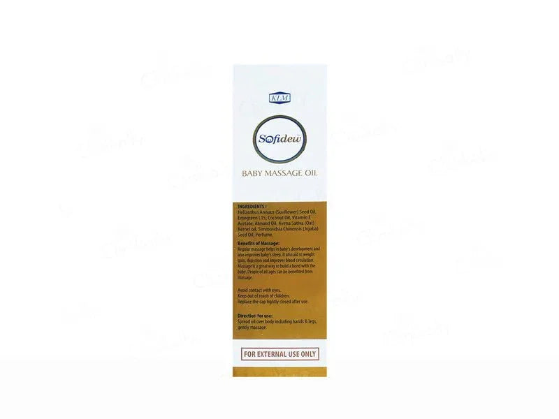 Sofidew Baby Massage Oil - Atomic Pharmacy