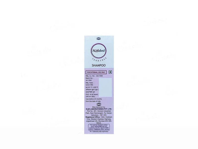 Sofidew Baby Shampoo - Atomic Pharmacy