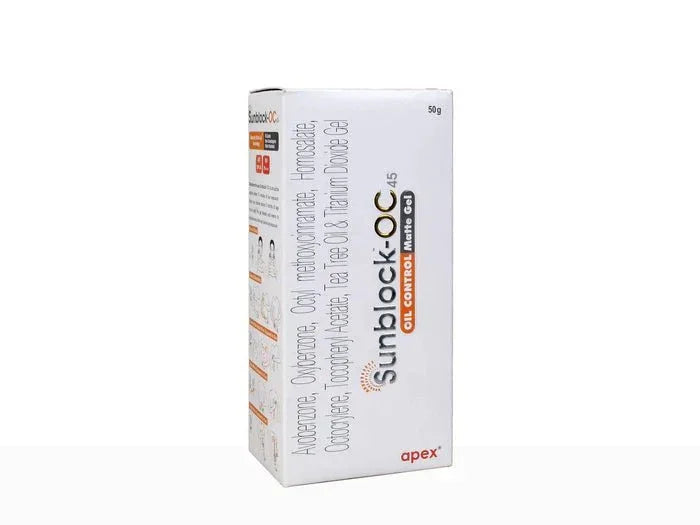 Sunblock-OC 45 Oil Control Matte Gel - Atomic Pharmacy