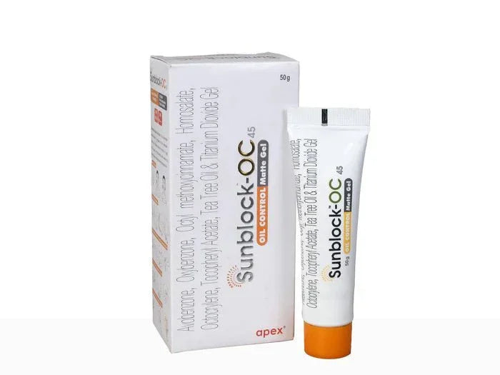 Sunblock-OC 45 Oil Control Matte Gel - Atomic Pharmacy