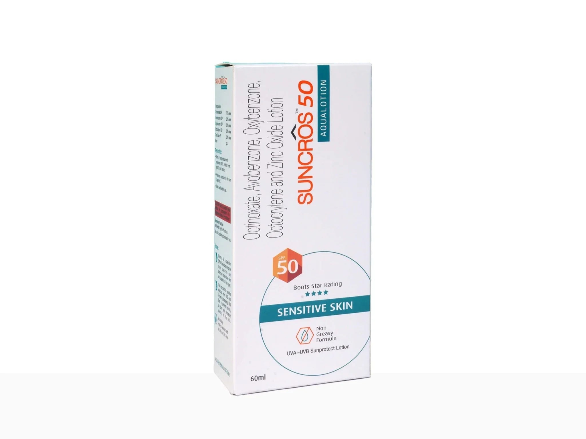 Suncros Aqua Lotion SPF 50 - Atomic Pharmacy