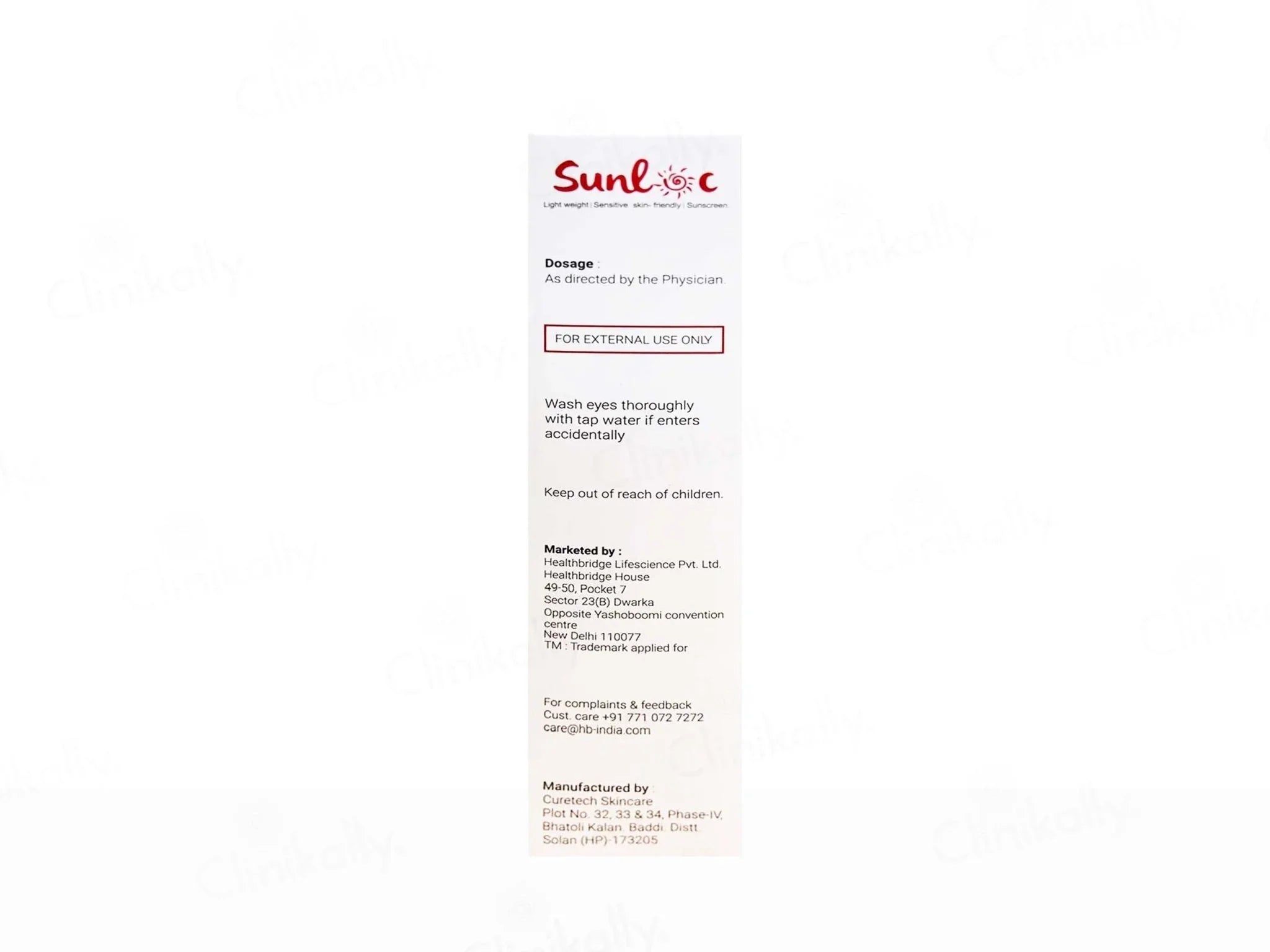 Sunloc Lightweight Matte Sunscreen SPF 50+ PA+++ - Atomic Pharmacy
