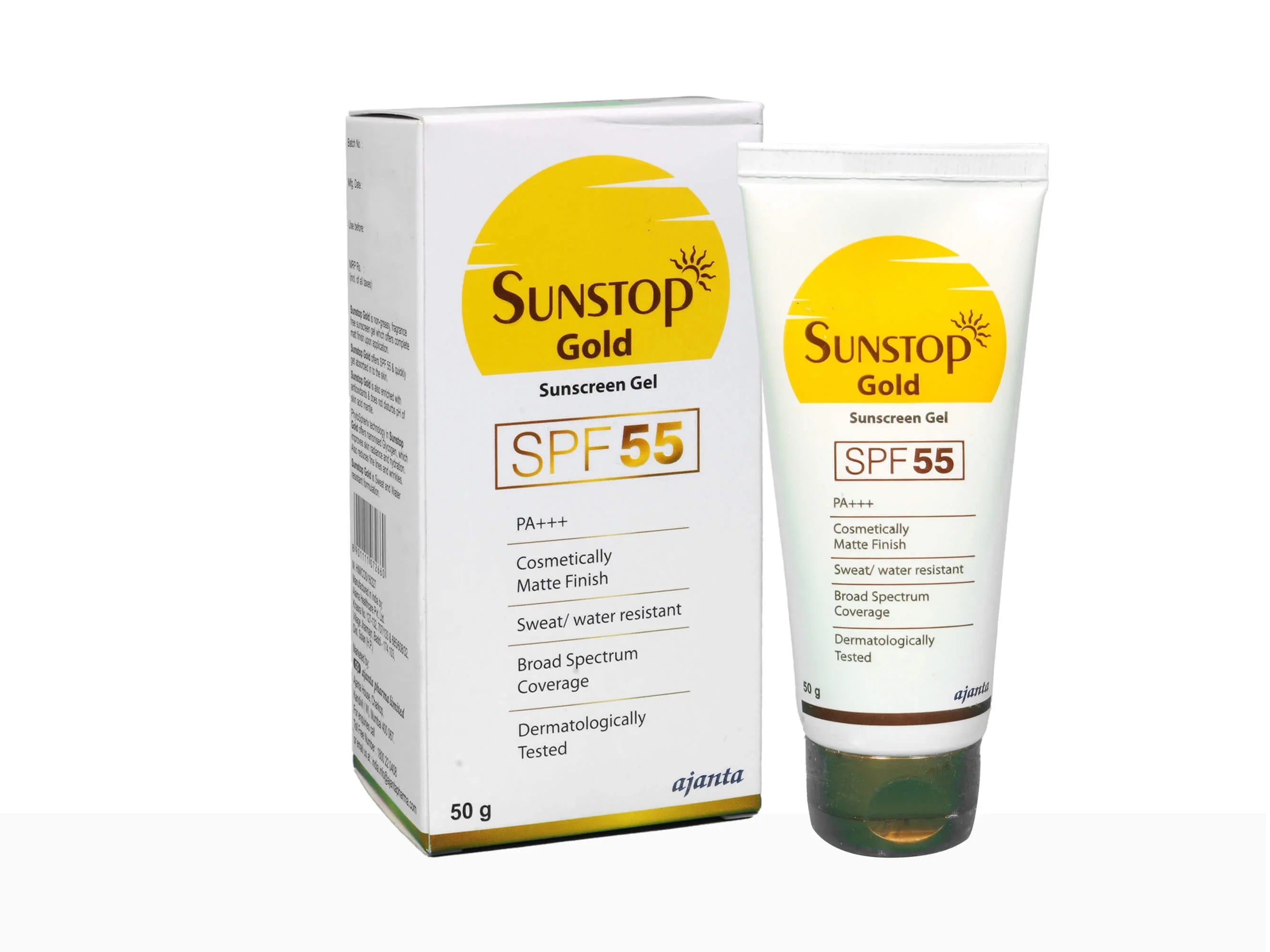 Sunstop Gold Sunscreen Gel SPF 55 PA+++ - Atomic Pharmacy