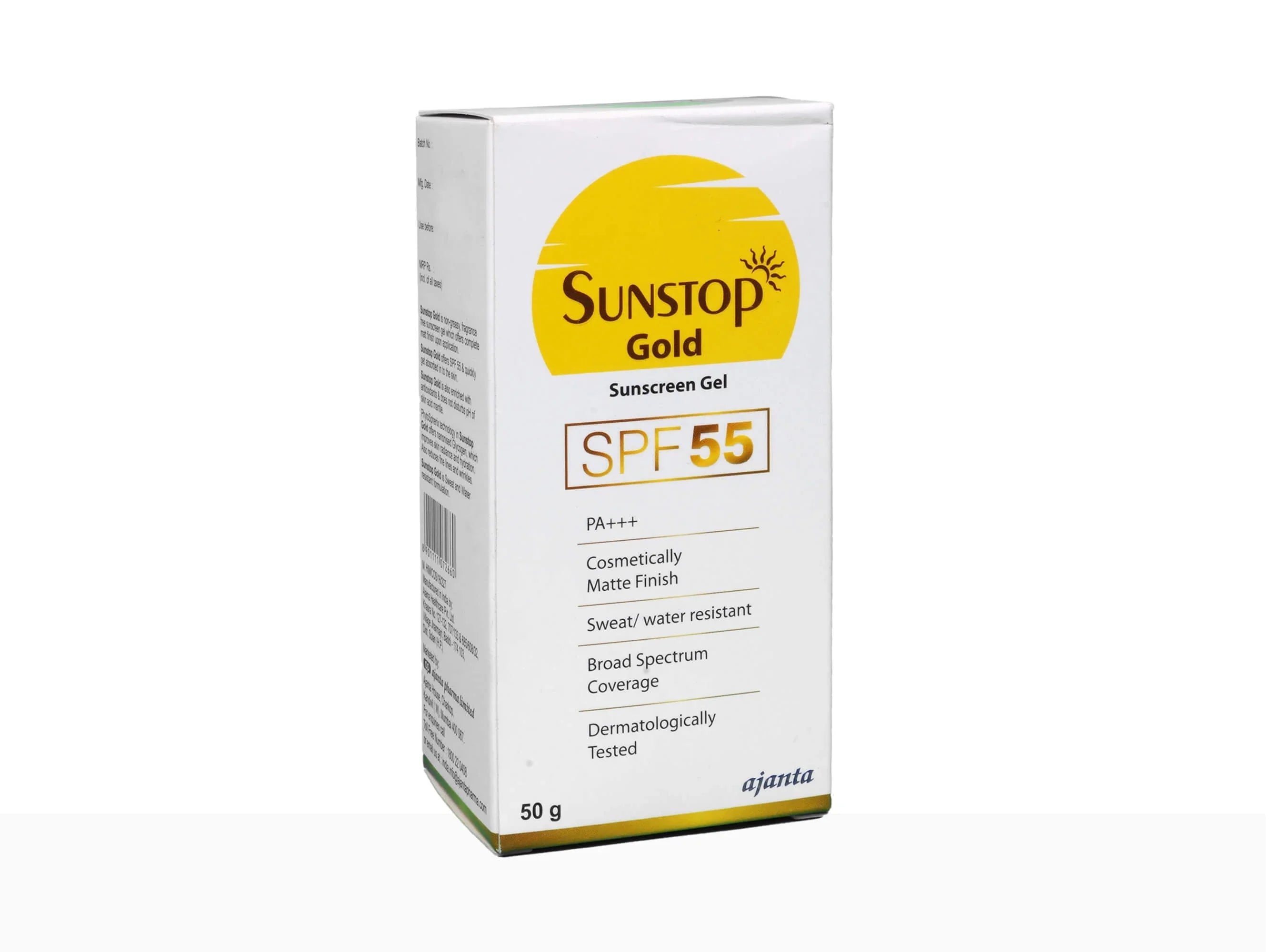 Sunstop Gold Sunscreen Gel SPF 55 PA+++ - Atomic Pharmacy