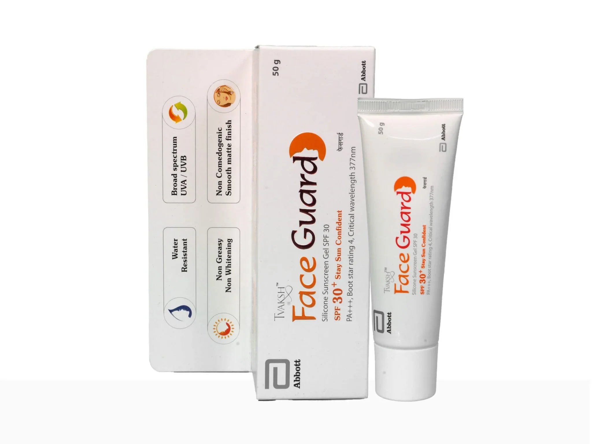 Tvaksh Face Guard Silicone Sunscreen Gel SPF 30 - Atomic Pharmacy