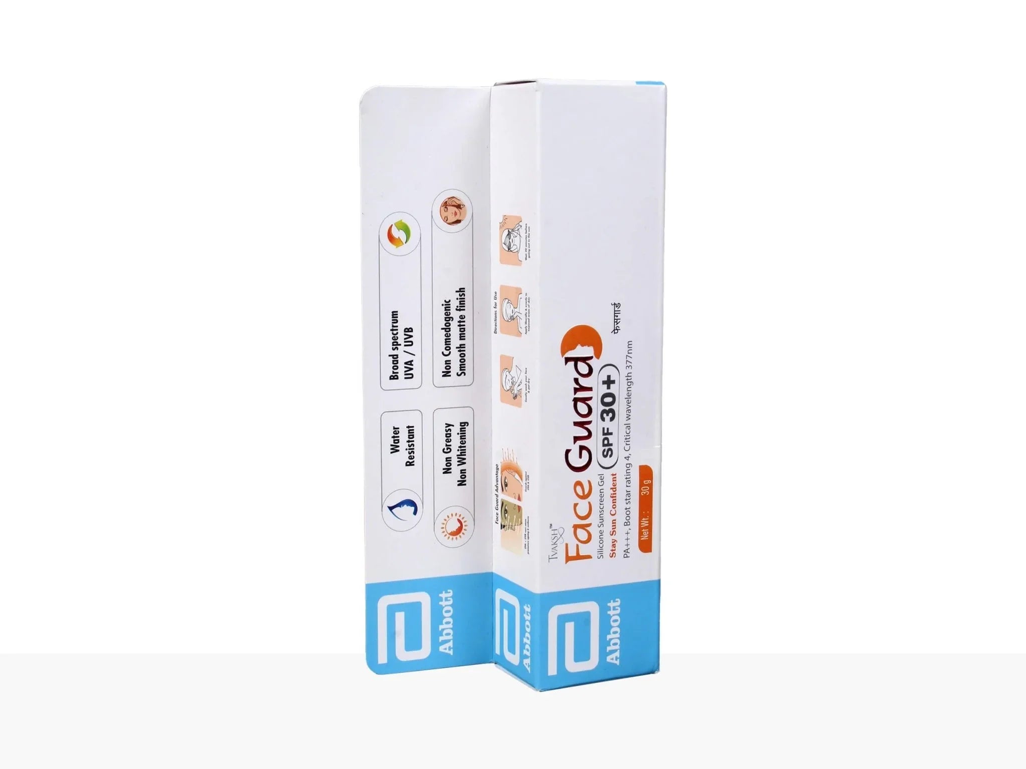 Tvaksh Face Guard Silicone Sunscreen Gel SPF 30 - Atomic Pharmacy