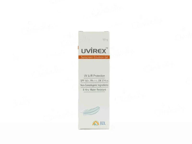 Uvirex Sunscreen Emulsion Gel SPF 50+ - Atomic Pharmacy