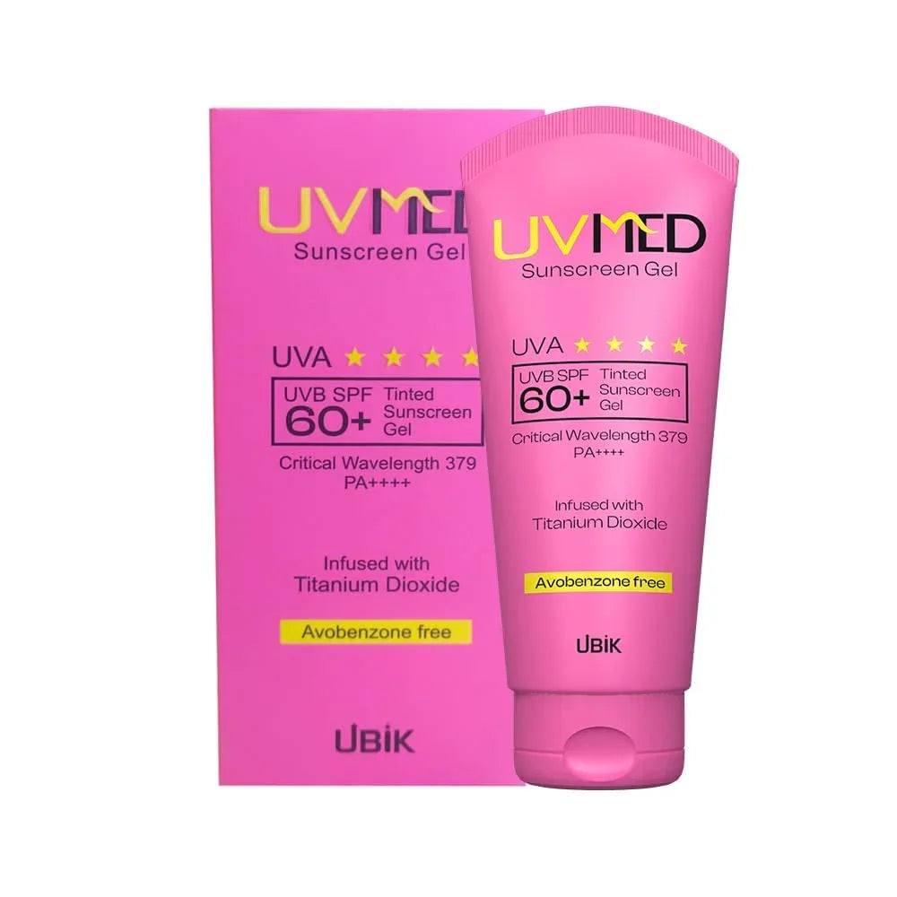 Uvmed Tinted Sunscreen Gel With SPF 50, 50ml - Atomic Pharmacy - Scalp Solution