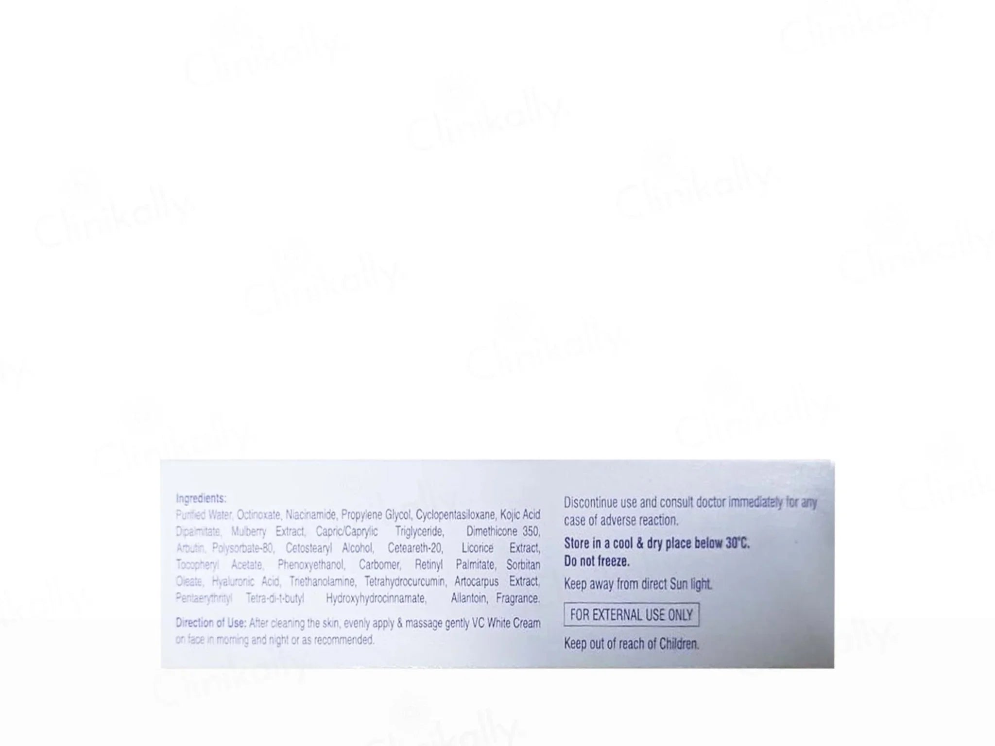 VC White Skin Lightening & Brightening Cream - Atomic Pharmacy