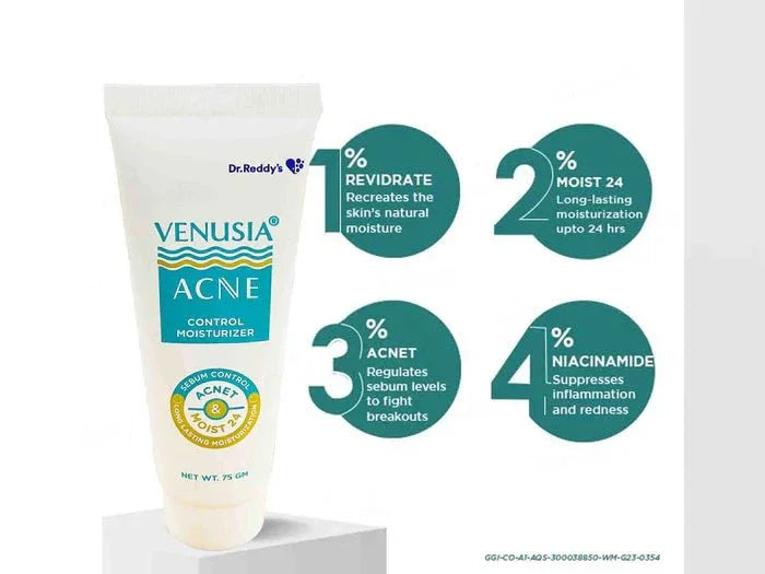 Venusia Acne Control Moisturizer - Atomic Pharmacy