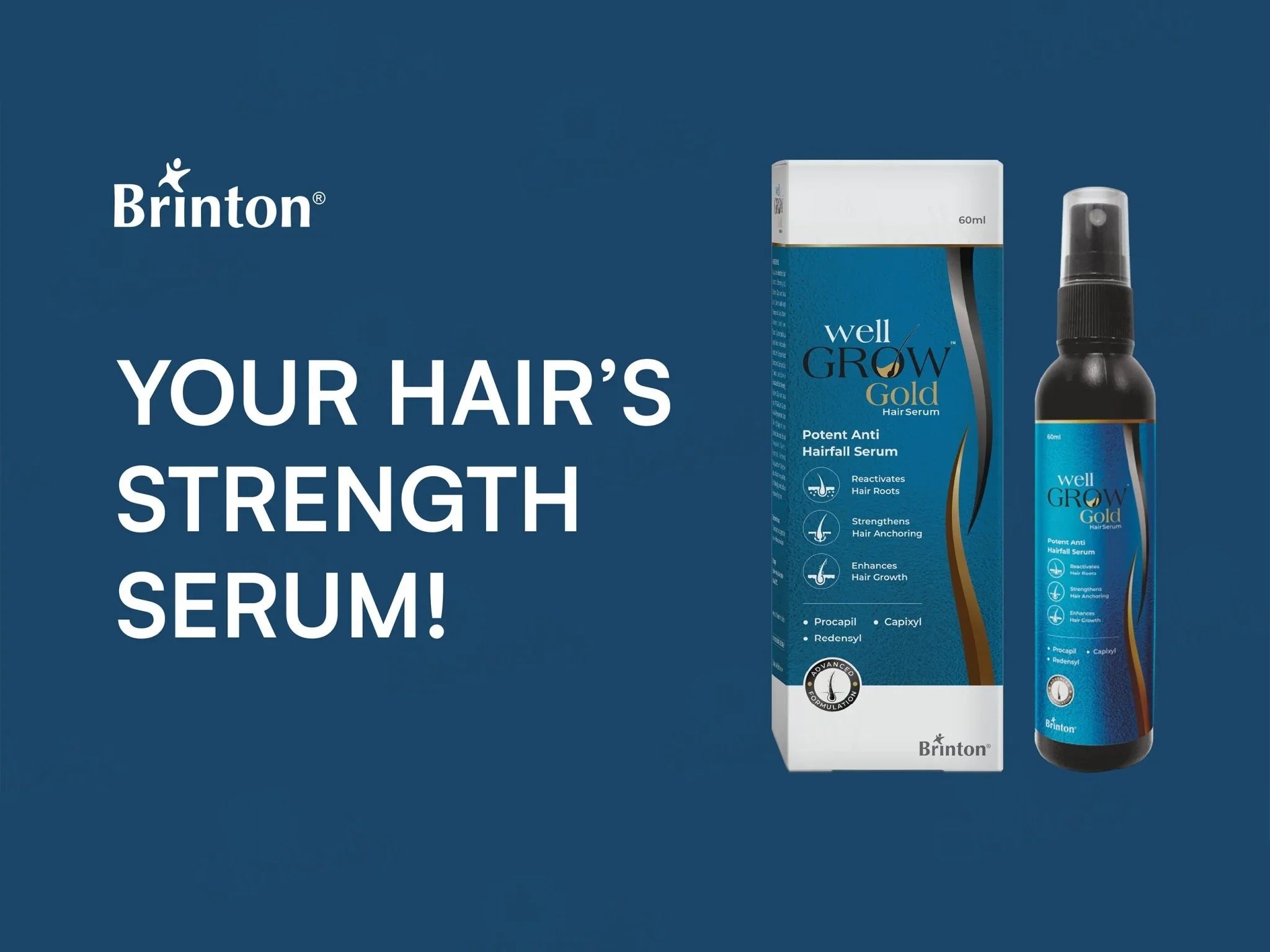 Well Grow Gold Anti-Hairfall Hair Serum - Atomic Pharmacy