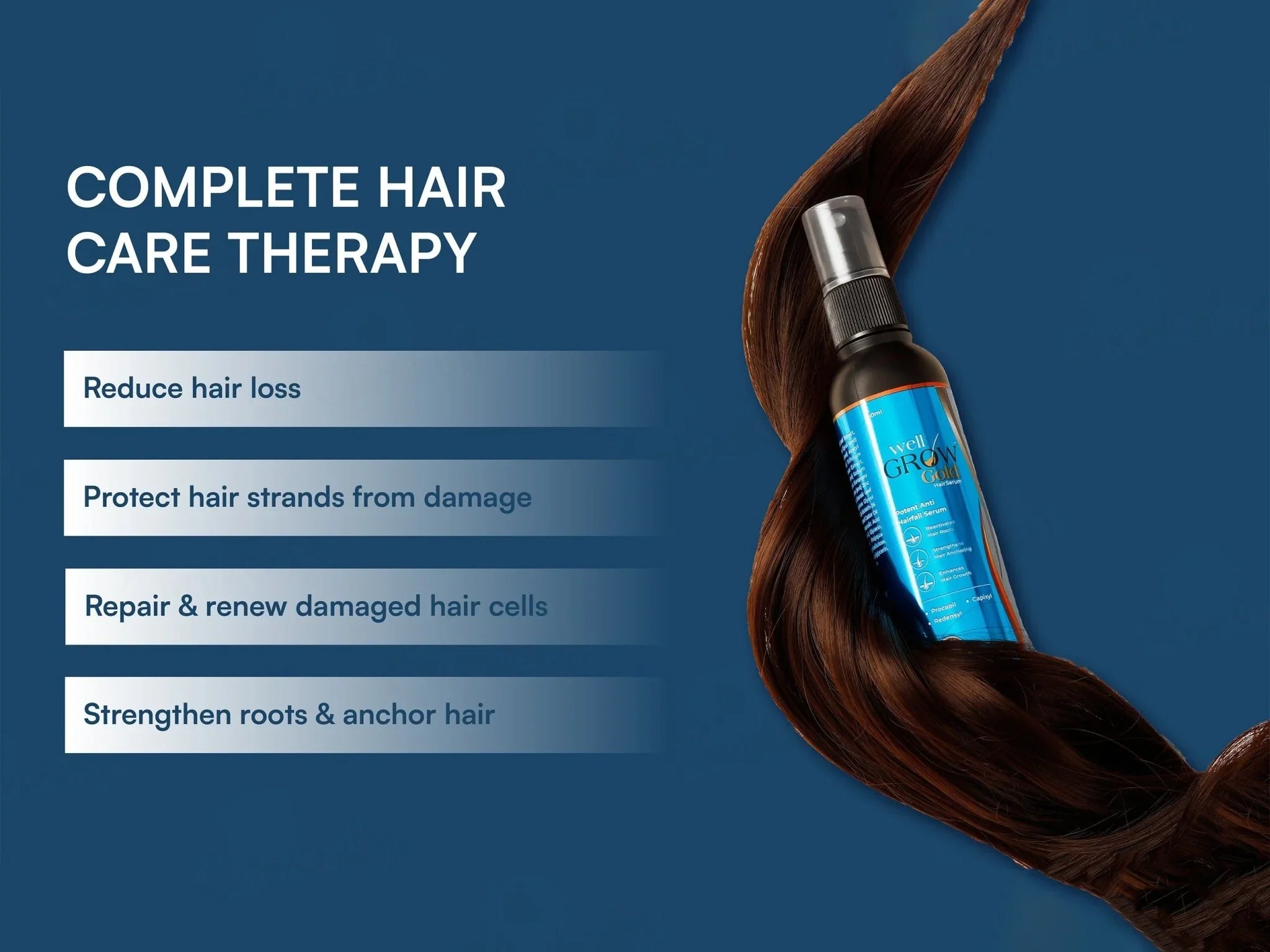 Well Grow Gold Anti-Hairfall Hair Serum - Atomic Pharmacy